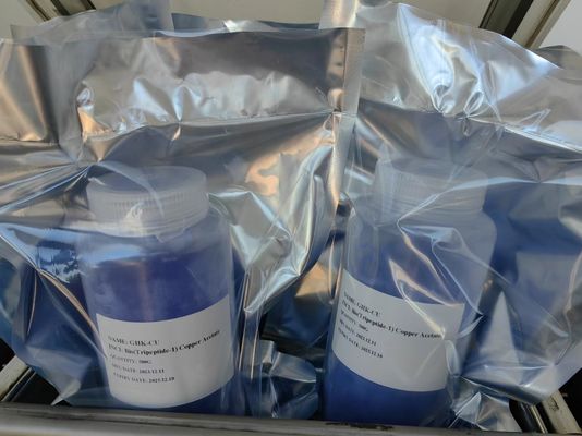 Réduit efficacement les rides  Cas 89030-95-5 Cosmétique Tripeptide de cuivre-1