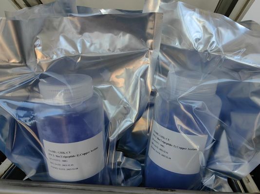 Anti-âge réduit les rides  Peptide de cuivre en poudre CAS 89030-95-5