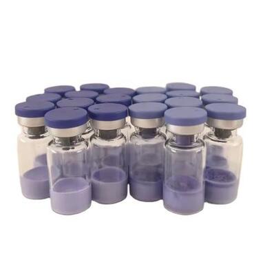 Poudre de peptide de cuivre GHK-Cu de haute pureté pour la recherche cosmétique, ingrédient tripeptide-1 de cuivre, composé peptidique bleu stable, pureté ≥99%