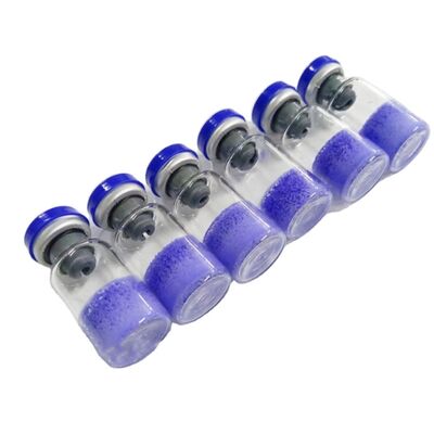Poudre de peptide de cuivre Copper Tripeptide 1 de haute pureté pour la recherche sur les soins de la peau | Matériau cosmétique Tripeptide de cuivre-1 | Peptide bleu stable | Pureté ≥99%
