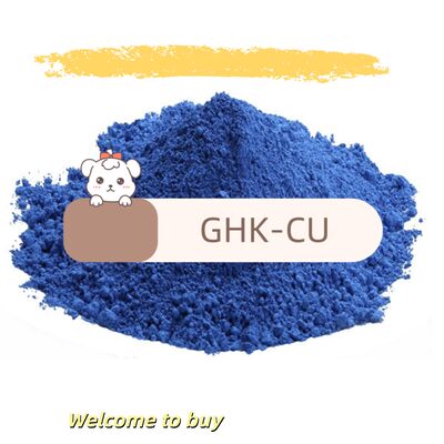 Poudre de peptide de cuivre GHK-Cu à structure moléculaire stable pour la réparation cutanée anti-âge et les formulations hydrosolubles