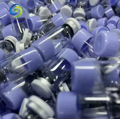 Poudre de peptide de cuivre GHK-Cu de haute pureté pour la recherche en soins de la peau Tripeptide-1 de cuivre Ingrédient cosmétique Peptide bleu Qualité stable