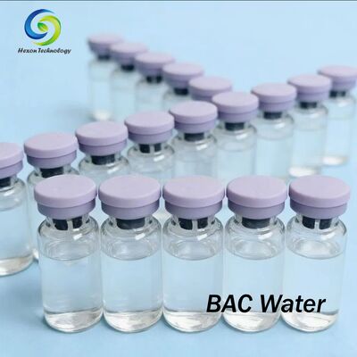 Eau bactériostatique de haute pureté pour reconstitution, liquide clair et stable, préparation de laboratoire multi-flacons