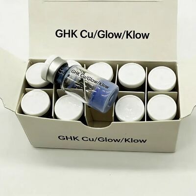 Poudre lyophilisée GHK-Cu de haute pureté 100 mg flacons pour la recherche sur la réparation de la peau