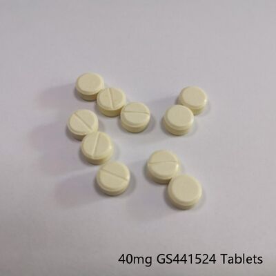 Vétérinaire GS-441524 Comprimés 40 mg pour le soutien de la FIP chez le chat Formule antivirale orale Stable administration quotidienne