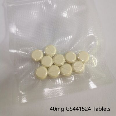 Comprimés oraux 40mg GS-441524 pour péritonite infectieuse féline, formule antivirale vétérinaire Stable