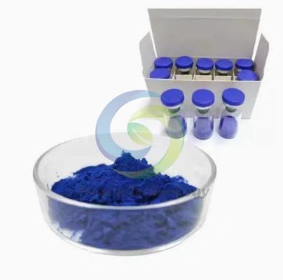 Vials peptidiques lyophilisés à base de GHK-Cu de qualité de recherche 50 mg 100 mg pour le développement cosmétique
