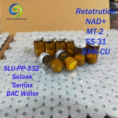 Vials d'injection de NAD+ en gros 500 mg poudre de NAD à haute stabilité pour le bien-être et la recherche