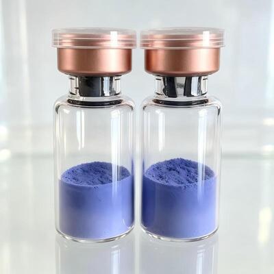 Poudre de peptide de cuivre GHK-Cu de haute pureté Tripeptide-1 de cuivre Ingrédient cosmétique Peptide bleu pour les soins de la peau Qualité stable de la recherche