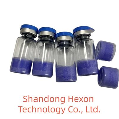 HPLC 99%+ GHK-Cu Peptide 50 mg 100 mg Ensemble de recherche de poudre lyophilisée de qualité de laboratoire